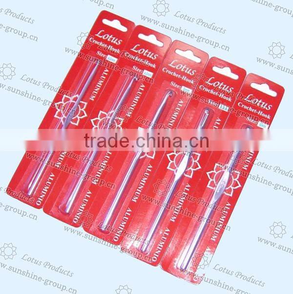 Crystal Acylic Crochet Hook With Blister Card