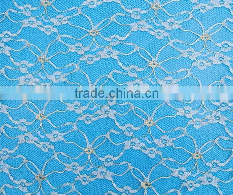 Gold thread small plum flower bud silk fabrics