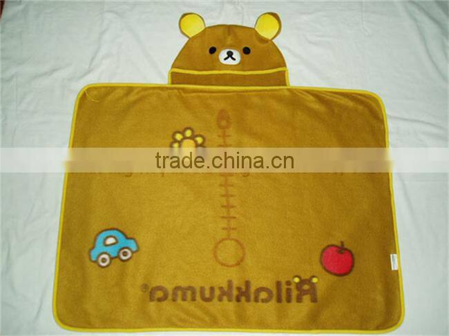 Coral Fleece plush Adult Hooded Cloak Shawl Cape Wrap Blanket, Baby Travel Throw