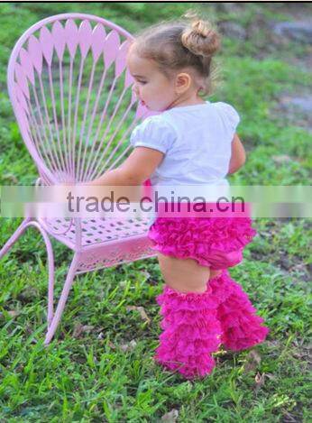 Baby Girl Bloomers Zebra Cotton With Hotpink Fluffy Ruffles Wholesale Pink Bloomers For Christmas Baby Kids