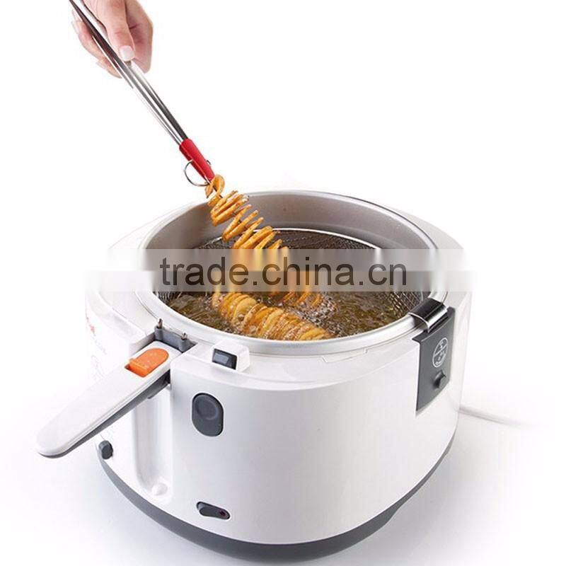 professional potato chips slicer / spiral potato cutter / Potato Cutting Machine