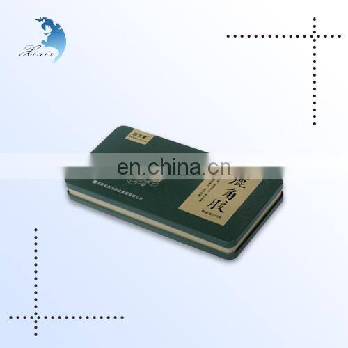 High Quality Customized Durable Rectangular Metal Medicinal/Food Tin Box