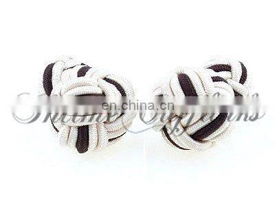 silk knot cufflinks