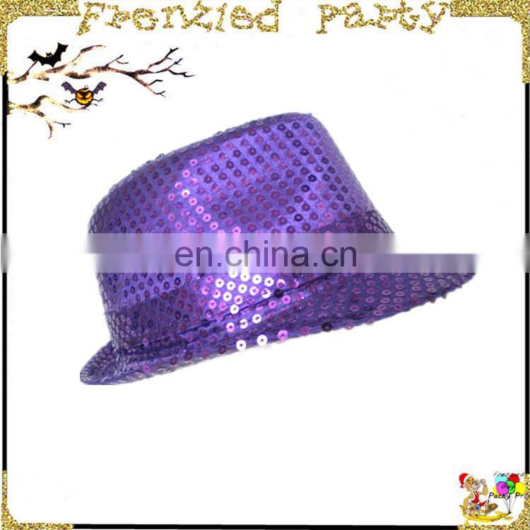 wholesale plastic disco mardi gras color hat FGH-1014
