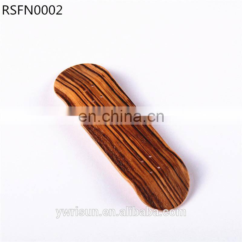 100*30 or 100*32mm Canadian Maple Wood Mini Zebra Fingerboard Deck