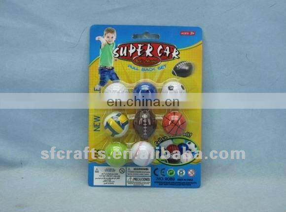 Funny mini pull back ball toys