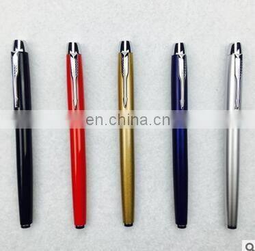 1pcs/lot New arrival stainless steel rod rotating metal ballpoint pen commercial ballpoint pen gift stationery