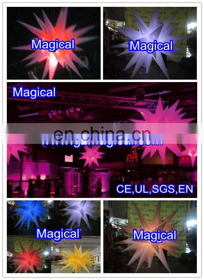 wedding party LED decoration inflatable star balloon