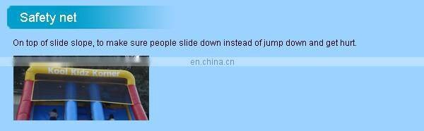 new enclosed jungle inflatable obstacle course conforming to EN14960