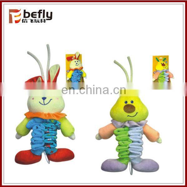 Cute Plane and train multicolor baby plush stuffed toys