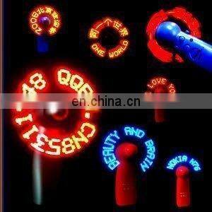 Summer fan MINI handy fan LED message fan