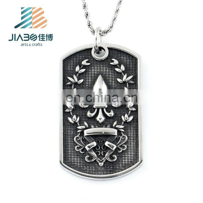New design bulk cheap personalized embossed dog tags for wholesales