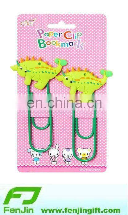 soft rubber pvc heart bookmark