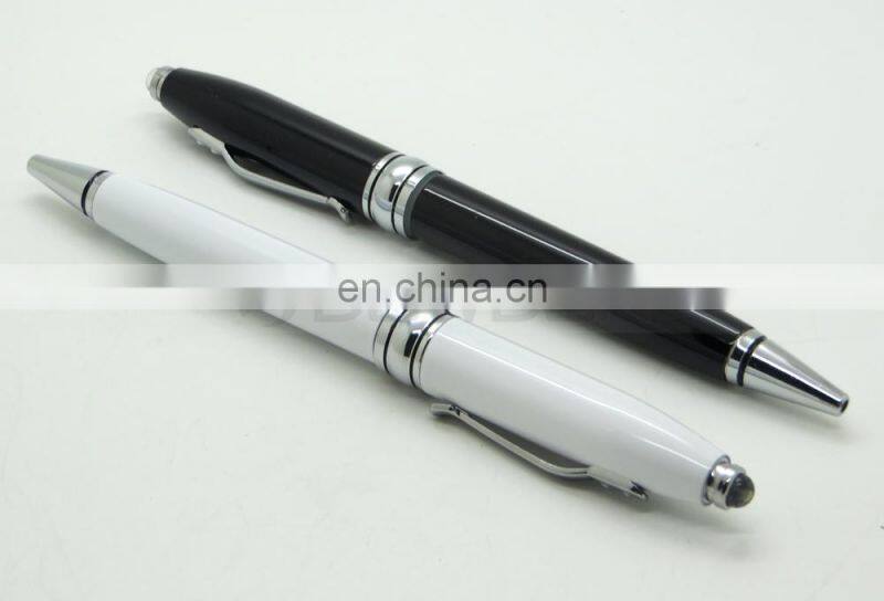 2 in 1 Ball Point Pen With Ultra Bright LED Light
