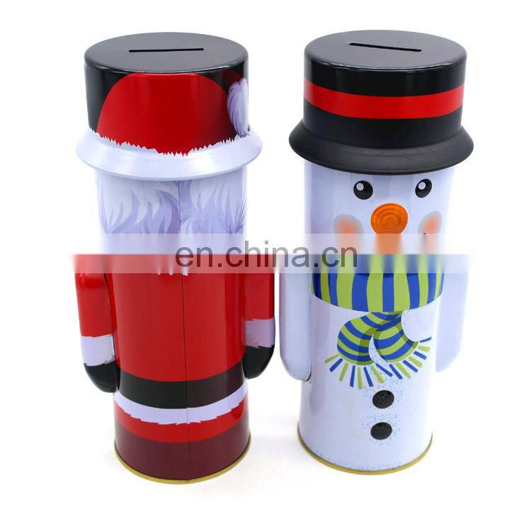wholesale tin coin bank tin can with removable lid