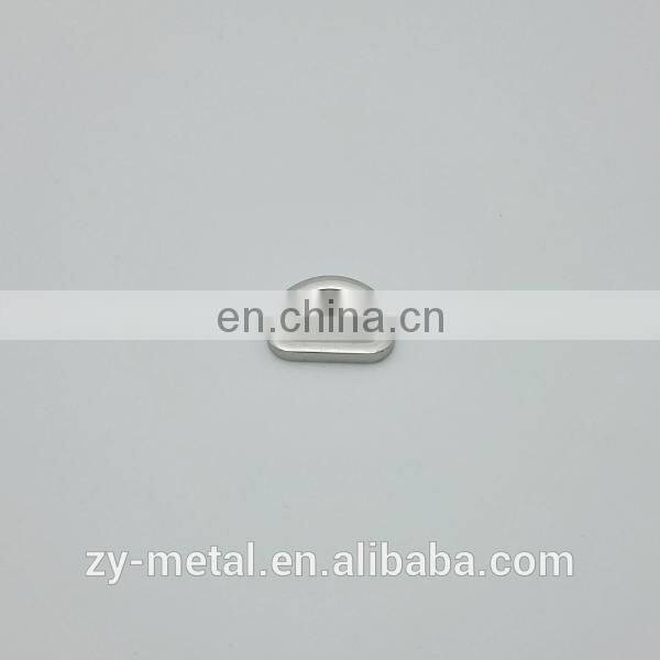 New design nickel plated mini metal D ring for bags