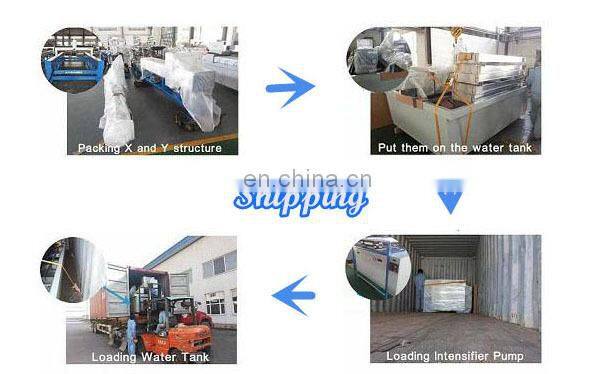 APW Extra-high Pressure Intensifier High Frame Bridge Style Water Jet Marble Granite Stone Cutting Machine With Height Sensor