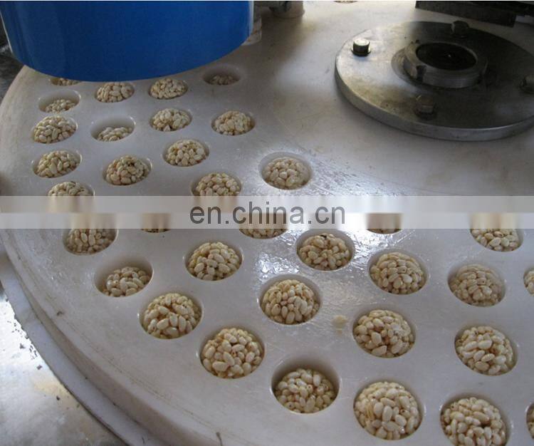 Factory price automatic puffed rice cake popcorn ball peanut candy forming machine for sale