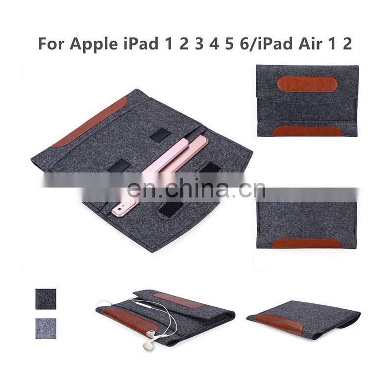 Multifunctional custom logo printing laptops bags envelope laptop felt notebook bag
