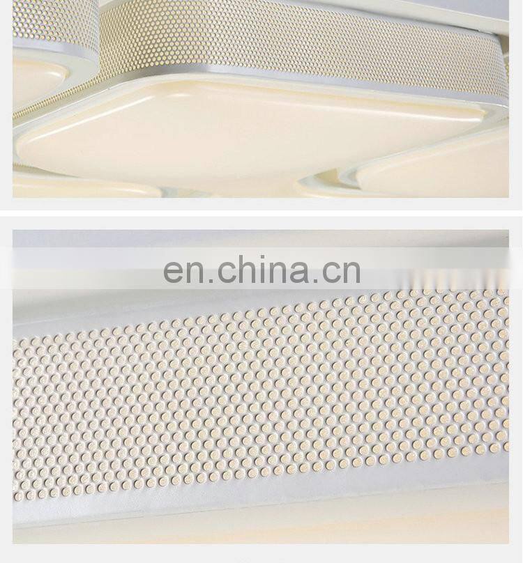 modern minimalist Square LED Ceiling Living Room Light warm ceiling lighting for home