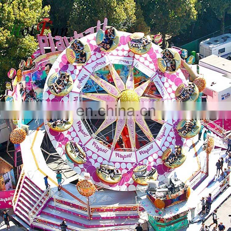Rotating new theme Thrilling Playground kids adult turntable other amusement park rides flipper ride