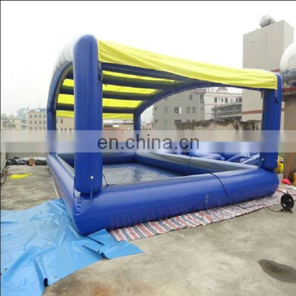 Giant outdoor inflatable rectangle swimming pool for water ball play
