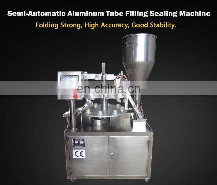 HTGF-50 Semi Automatic Aluminum Tube Filling and Sealing Machine