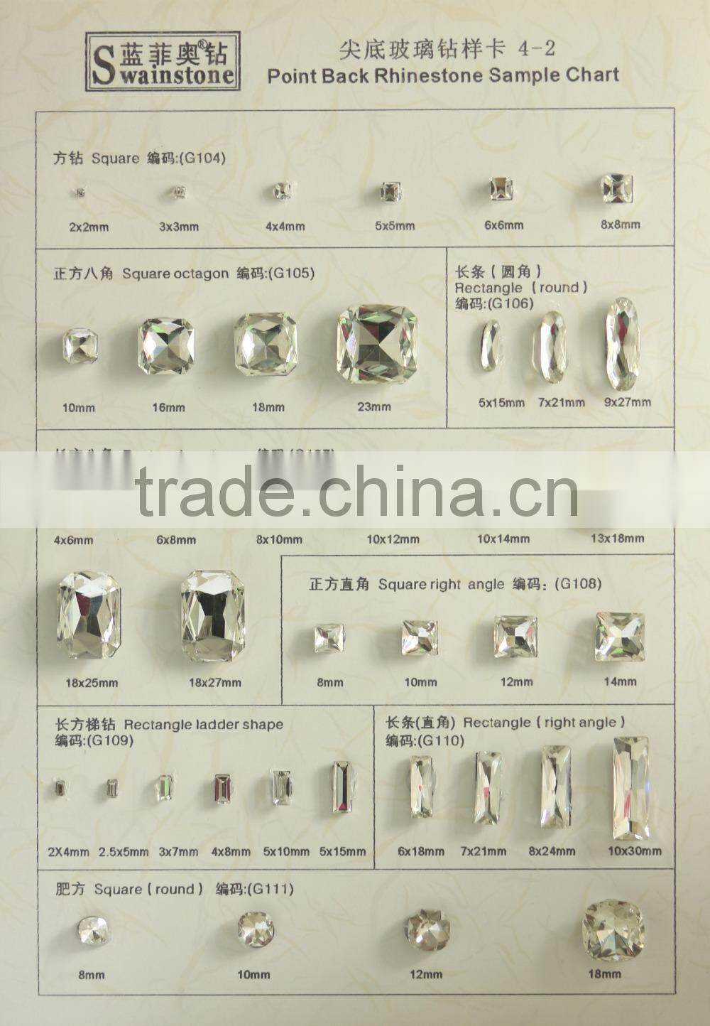 0322L New Fancy Point Back Glass horse eye shaped rhinestones,shaped rhinestone horse eye,horse eye rhinestone shaped
