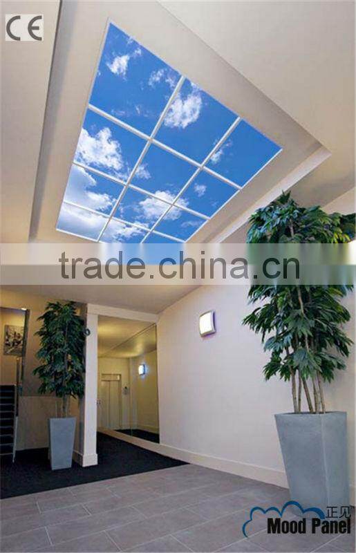 led indoor creative new ceiling light panel blue sky cloud