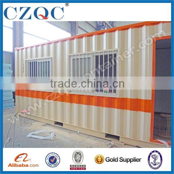 PVC window container house and homes 20ft container office
