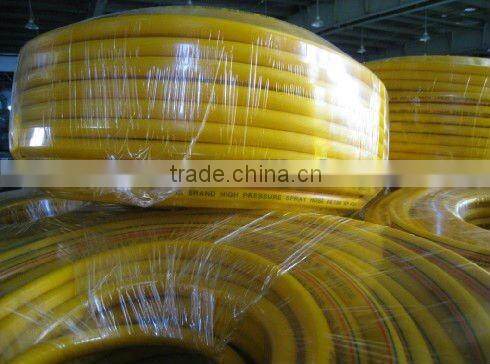 (4423) PVC high pressure power sink fiber spray hose,high pressure paint spraying hose