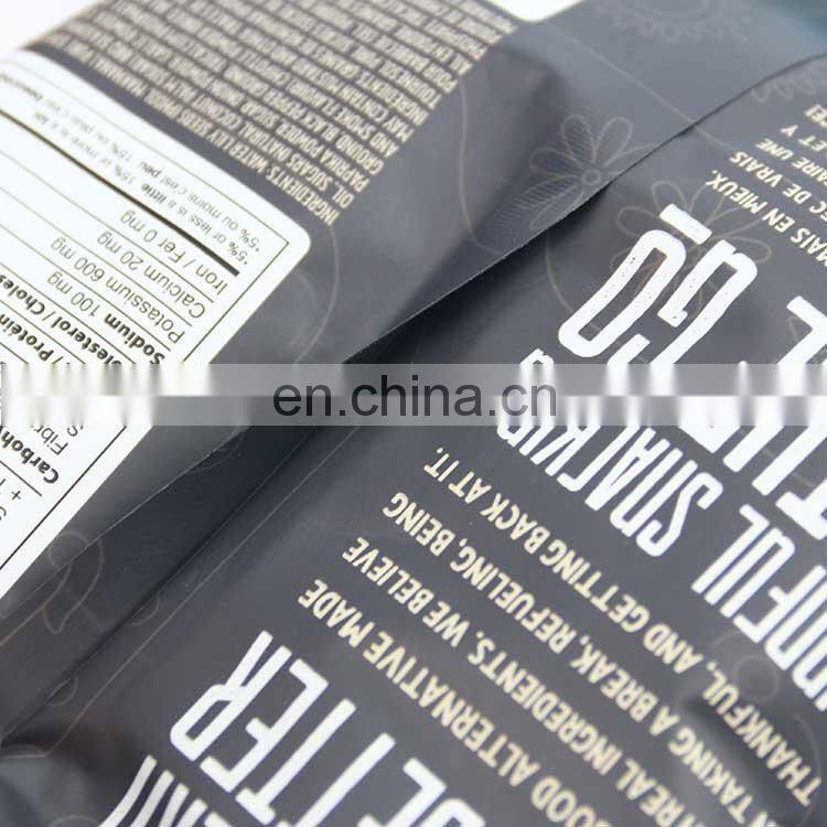 Custom printing cookie packaging bag /biscuit packing pouch /flat sachet for cooky&fries