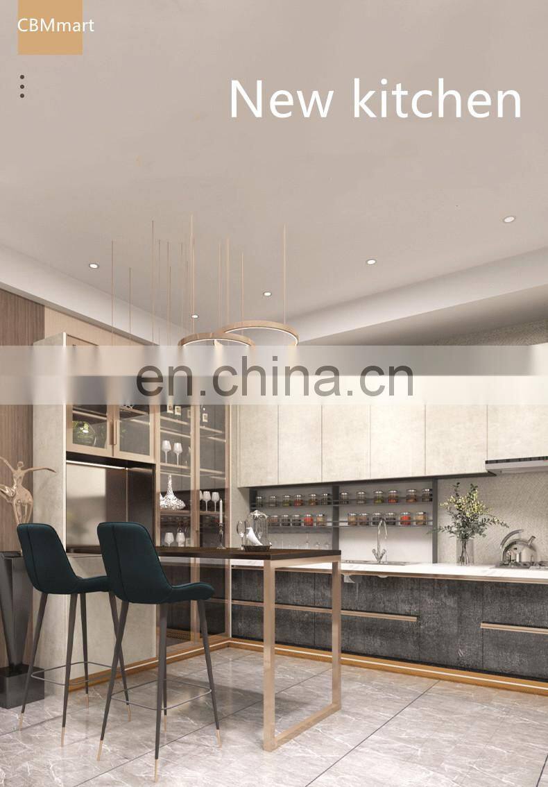Solid Wood Kitchen Cabinets Furniture Modular Kitchen Cabinets Made In China