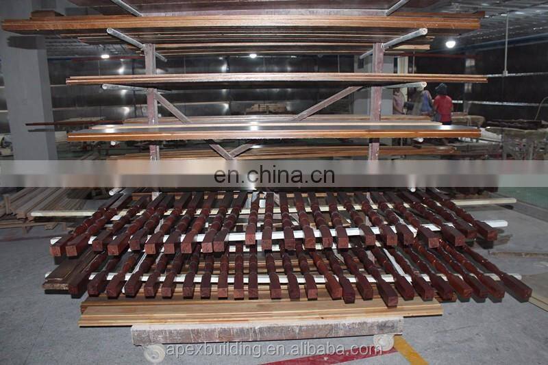 Modern interior wood stairs