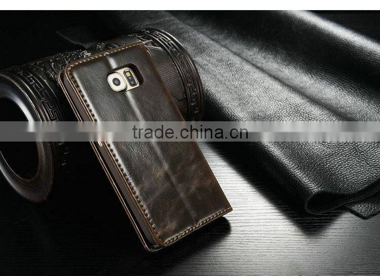 Accessory cover case, wallet leather cases for Samsung S6,phone case for s6