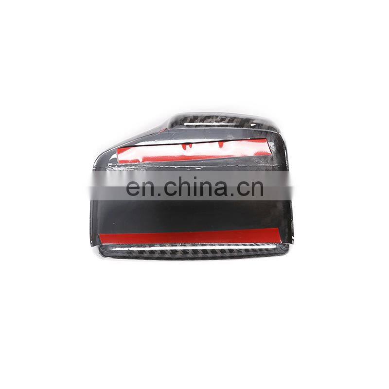 For Audi A4 A5 Q7 Q5 S4 S5 2016-20 Car Styling Console Gearshift Handle Head Frame Cover Interior Accessories Carbon Fiber Style