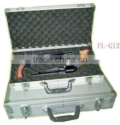 black aluminum case equipment gun case hard storage carry case