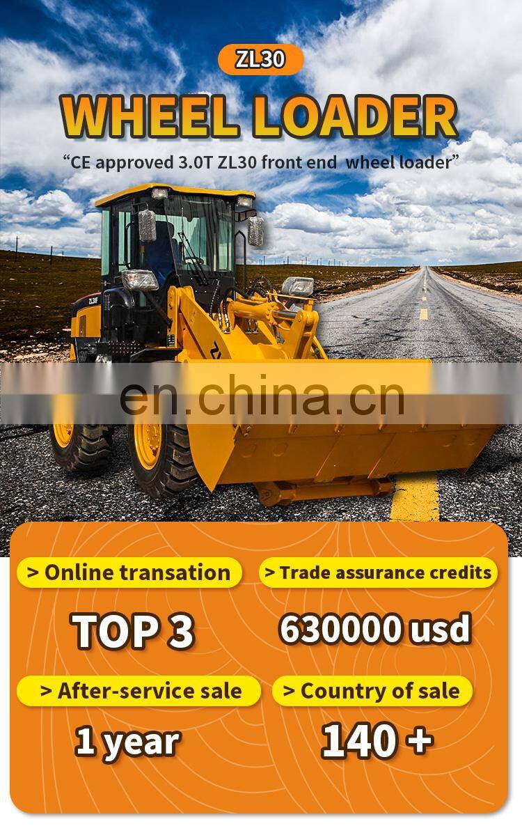 Factory Direct Chinese 3ton Payloader Front End Loader Loaders With Log Grappler Payloader Price