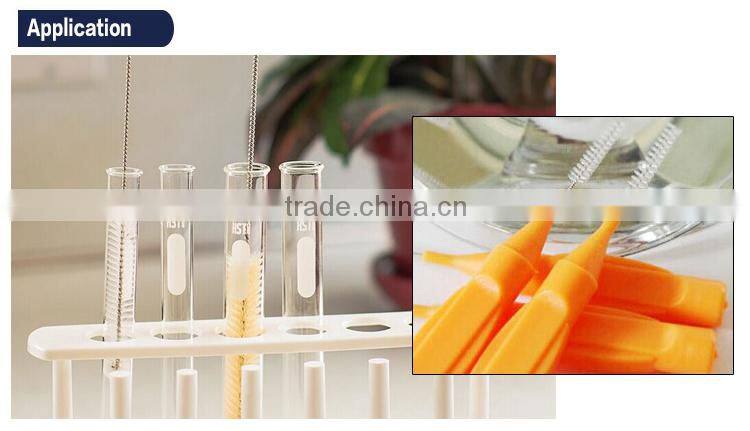 crimped bristle medical micro spiral brushes