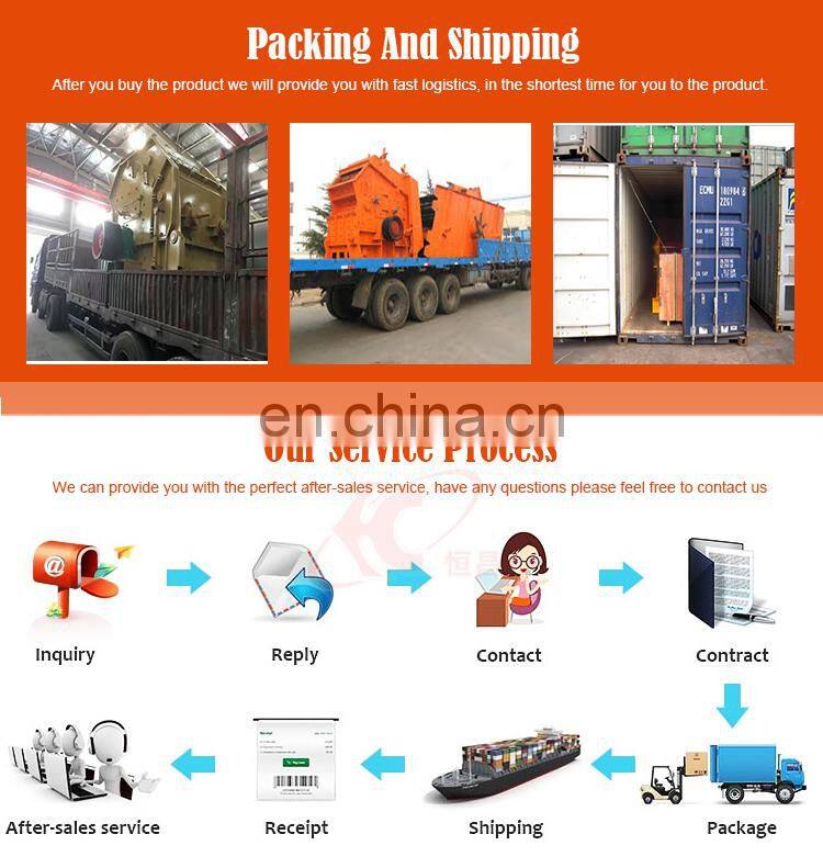 Sand stone crushing line with crusher and screener machine