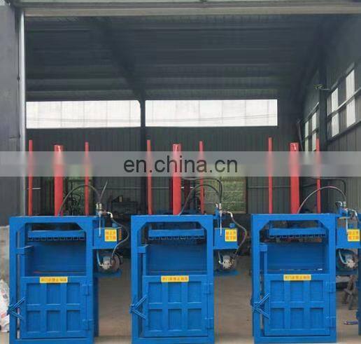 2022 hot sale waste paper baling press machine/plastic bottle baler machine /cotton baling press machine