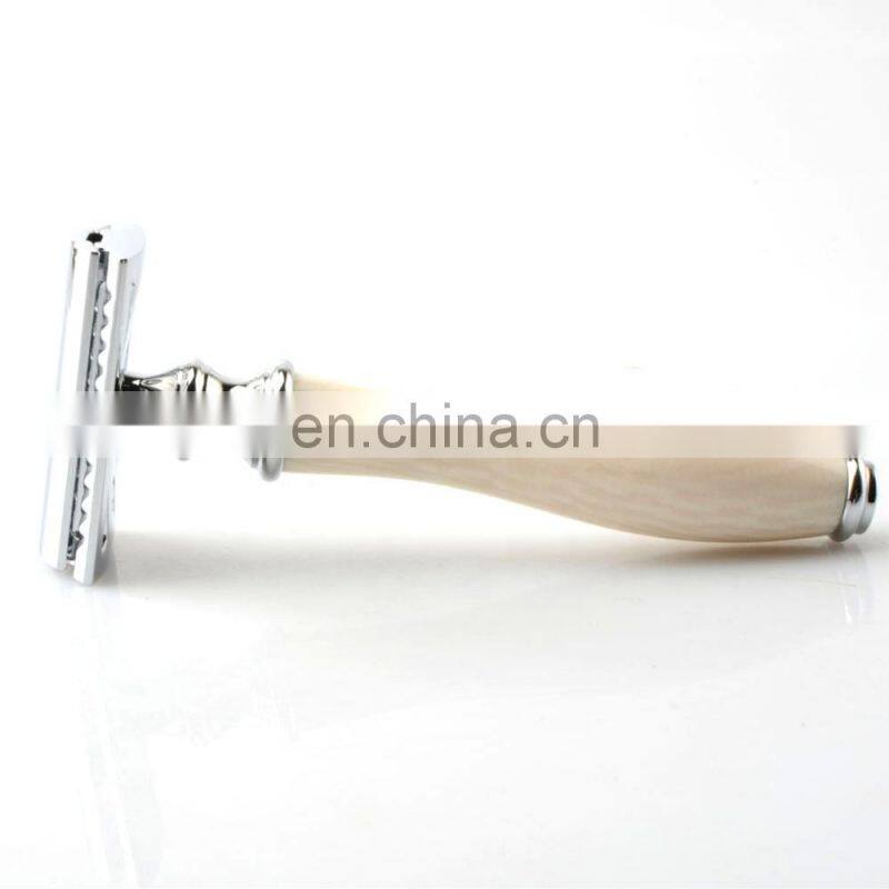 best barber shop de china mens chrome shaving foshan kinghood safety shaving reusable metal double edge razor