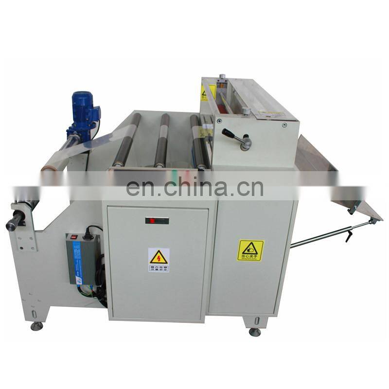 PVC PET Roll to Sheet Cutting Plastic Film Sheeter Machine