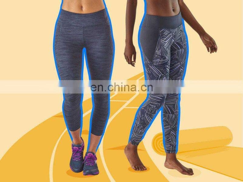 pretty sky blue women Sublimation leggings