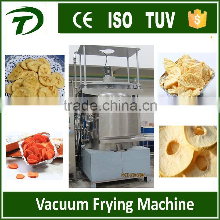 apple crispy banana chips vacuum frying machine