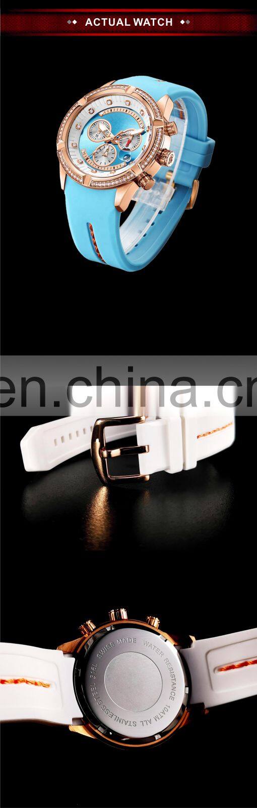 Private label 10 atm waterproof Japan movement sr626sw custom logo diamond branded women watch