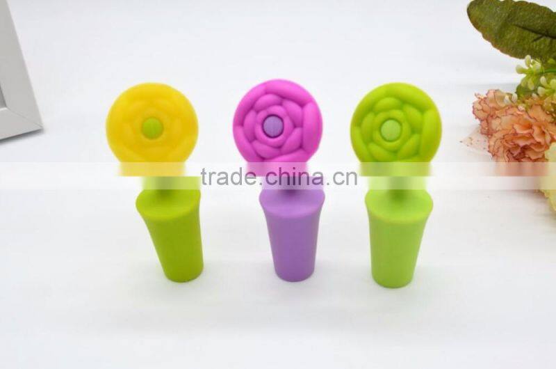 Made In China Wine Hottle Stopper Parts Hat Shape Silicone wine bottle stopper