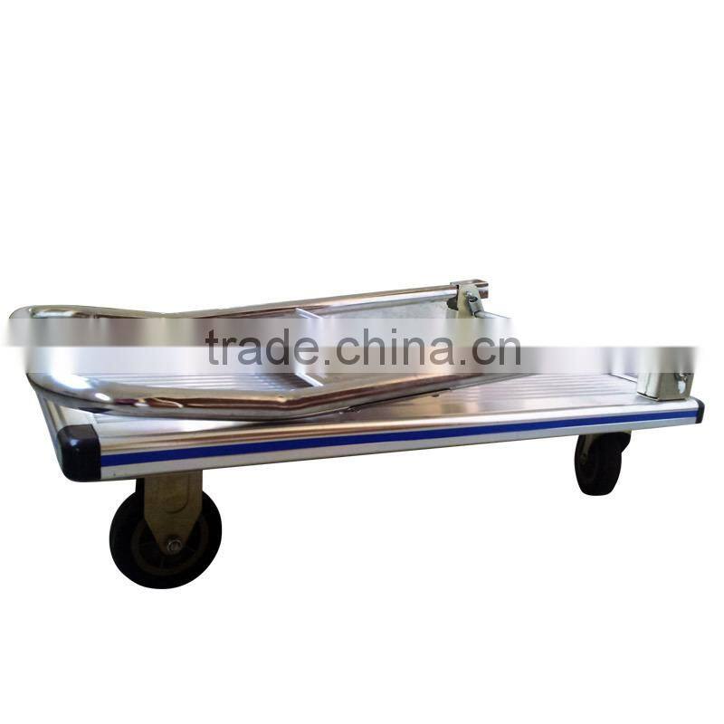 Durable alunimum platform hand truck dolly wagon hand pallet truck