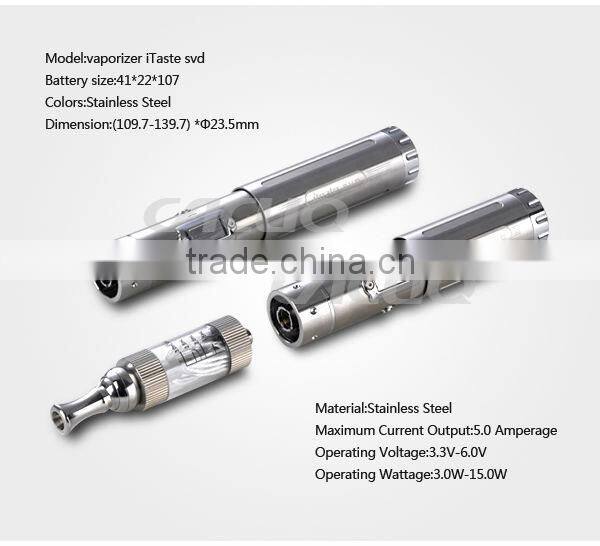 tube style Innokin itaste svd electric cigarrete