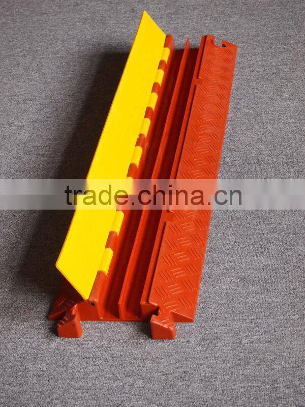 Good quality 2 channels cable protector cable ramp